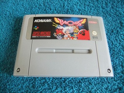 PARODIUS SUPER NINTENDO / SNES SPIEL CARTRIDGE