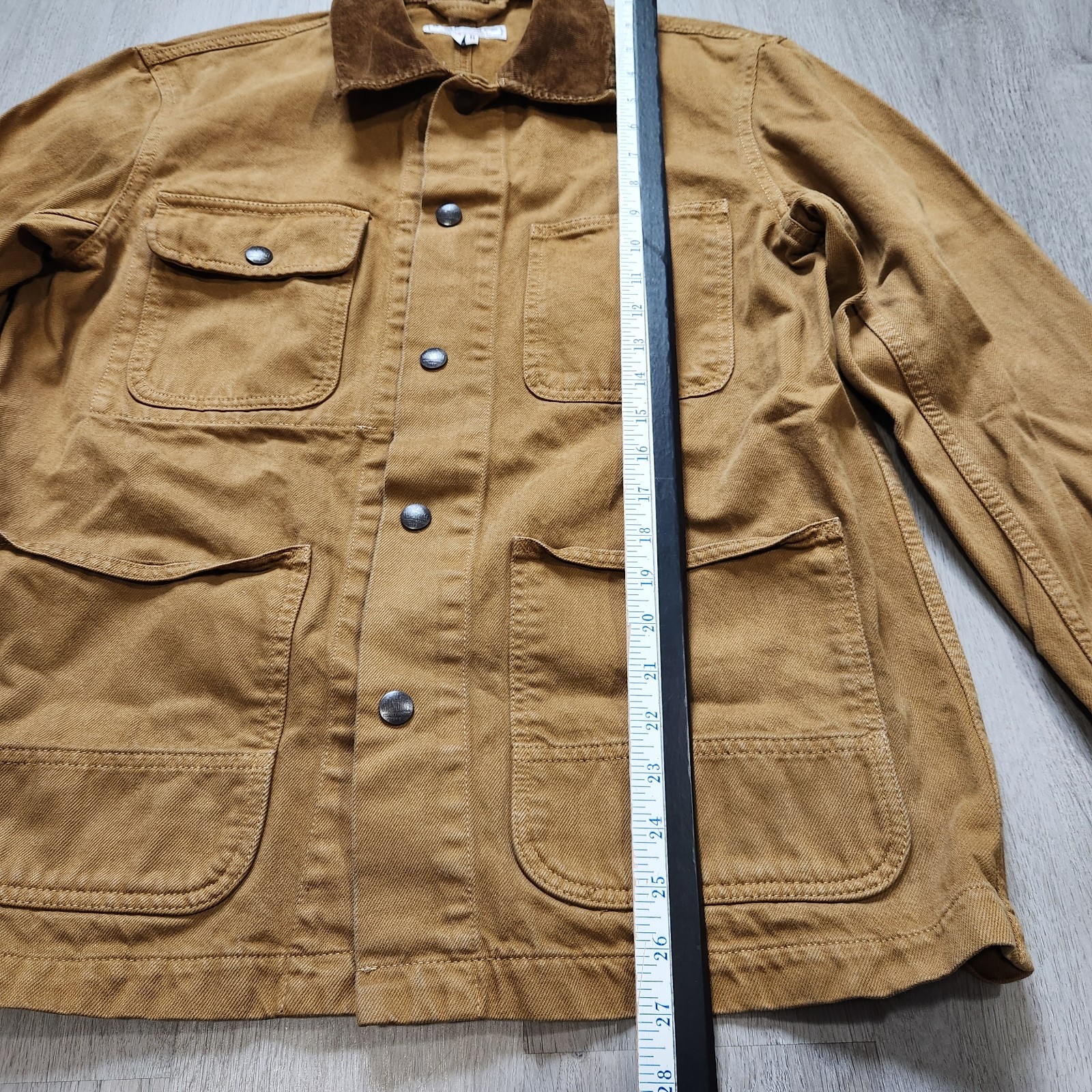 Gap Work Force Canvas Barn Jacket Men Medium Cord… - image 6