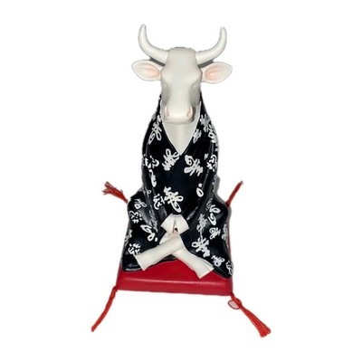 RARE Vintageb2005, CowParade ''Meditating Cow'' Item No. 7720