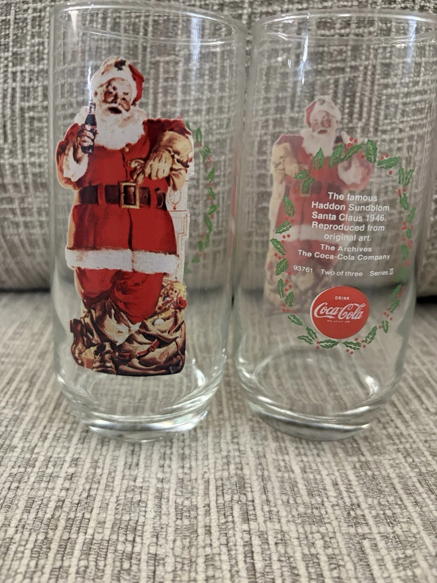 Santa Coke Glasses for sale | eBay