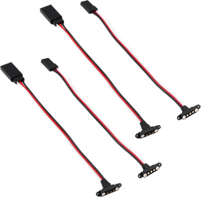 2 Sets Universal Magnetic Extension Cable JR ZH1.5 Wire Connector for RC Mode...