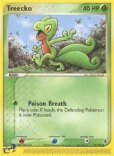 Treecko - 75/109 - LP - EX Ruby and Sapphire