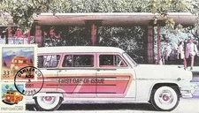 H&M 3522 Woody Wagon Americover 2000 Combo with SUV Stamp 