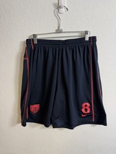 Nike USA #8 Navy Red Soccer Football Training Shorts Size L Women’s