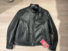 Schott NYC model 141 a true classic racer leather motorcycle jacket