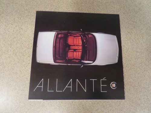 ORIGINAL 1987 CADILLAC ALLANTE SALES BROCHURES