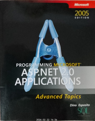 Programming Microsoft  ASP.NET 2.0 Applications: Advanced Topics