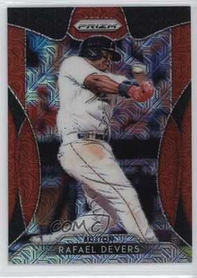 2019 Panini Prizm Tier II Red Mojo Prizm 35/299 Rafael Devers #118 zg6