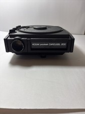 Vintage Kodak Pocket Carousel 200 Slide Projector With Power Cord Works 