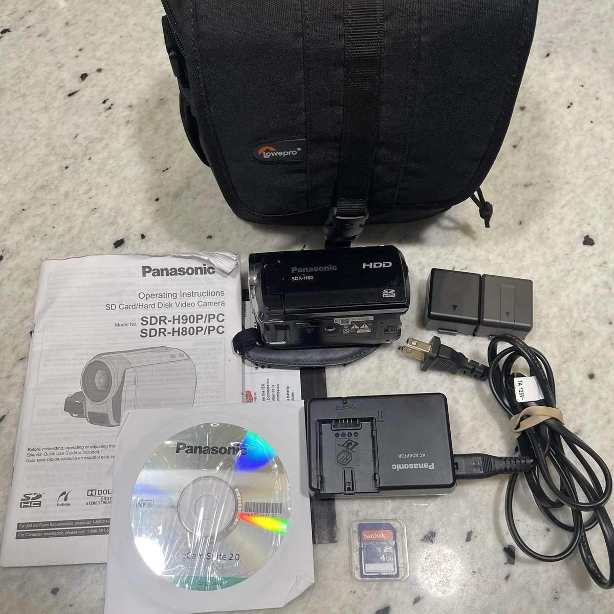 vhbw passend für Panasonic SDR-T55, SDR-T50K, SDR-S50N, SDR-S70, SDR