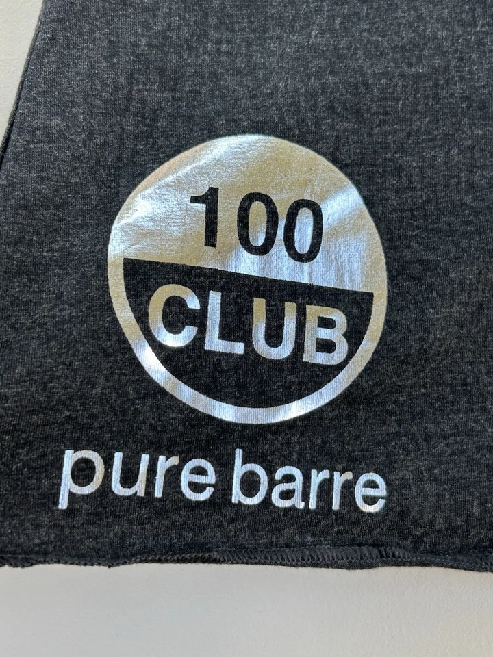 Pure Barre 100 Club Racerback Tank Top Women's Size Large Dark Gray NEW NWT - Image 2 of 4