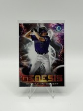 2021 Bowman Baseball Draft Benny Montgomery Genesis #GNS-7 RC Colorado Rockies