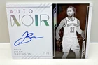 Jalen Brunson 2022-23 Panini Noir Auto Black and White 21/49 New York Knicks