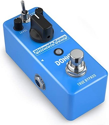Donner Compressor Effect Pedal for Guitar Reduces Excessive Input Signals