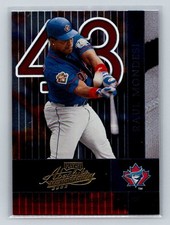 2002 Playoff Absolute Memorabilia #149 Raul Mondesi Toronto Blue Jays