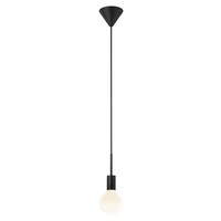Pendelleuchte Paco, 1-Flammig, E27, Schwarz