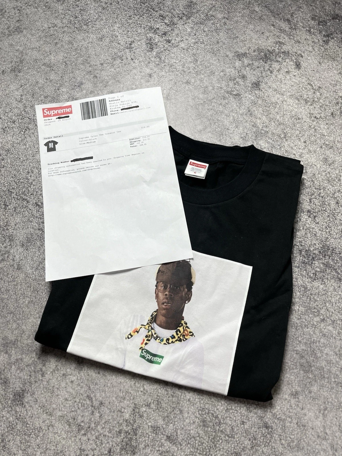 ?Supreme Tyler The Creator Photo T Shirt Tee Golf Wang le Fleur Taille M