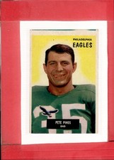 1955 Bowman #10 Pete Pihos EX Excellent Eagles ID:72125