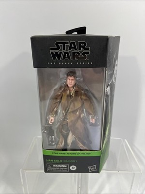 Star Wars Return of the Jedi Black The Series Han Solo Action Figure Sealed #ML