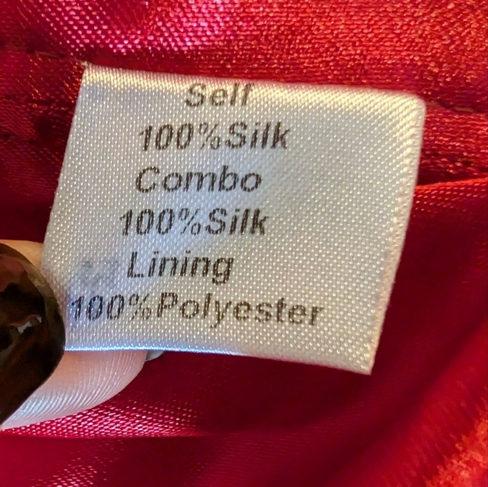 Jenny Yoo 100% Silk Coral Orange Strapless Ruched Waist Cocktail Dress Sz 8 image 10