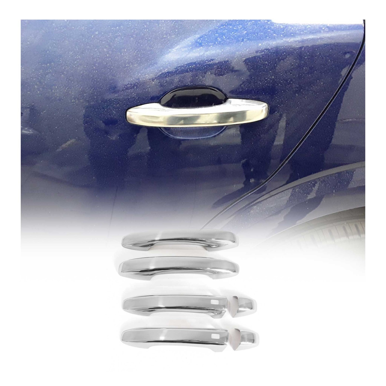 Garniture poignée de porte Dacia Jogger 2022-2025 inox : la rénovation esthétique immédiate