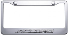 Honda Accord 3d Chrome Script  Not Printed Or Decal Stainless Steel Frame
