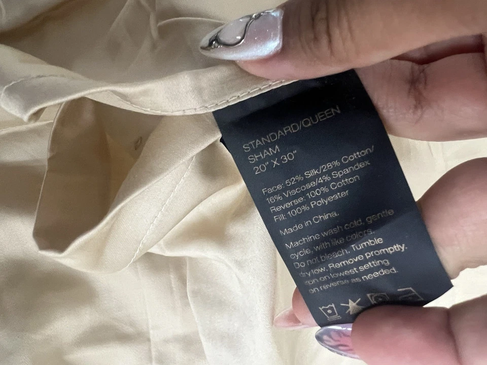 Donna Karan Home Hammered Silk ONE 标准假 — 第 2/4 张图片