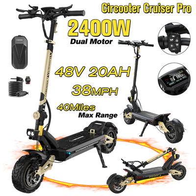 #ad Circooter Crusier Pro 2400W Dual Motor 11quot; Off Road Electric Scooter 20AH 38MPH $1359.00