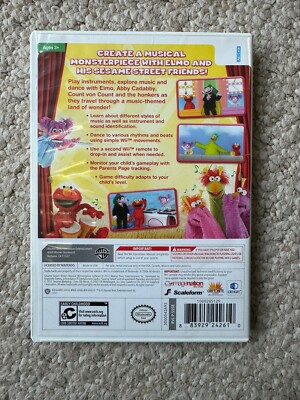 Sesame Street: Elmo's Musical Monsterpiece - Nintendo Wii Complete