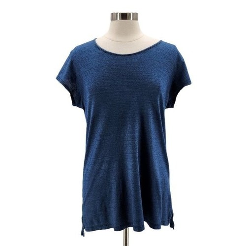 T-Shirt Taylor Stitch hellblau Damen Top Large