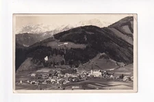 D4297) AFLENZ - Styrie - S/W PHOTO CARTE POSTALE église maisons 1928