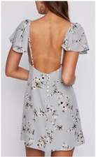 Stone cold fox floral silk dress NWT size 1