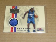 2001/02 Fleer Platinum DARRELL ARMSTRONG NATIONAL PATCH TIME JERSEY MAGIC R7054