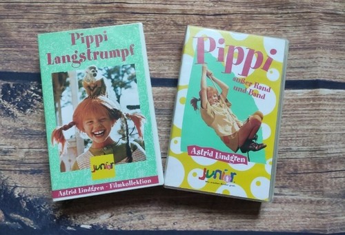 2x PIPPI LANGSTRUMPF VHS Pippi außer Rand und Band, Astrid Lindgren - Bild 1 von 3