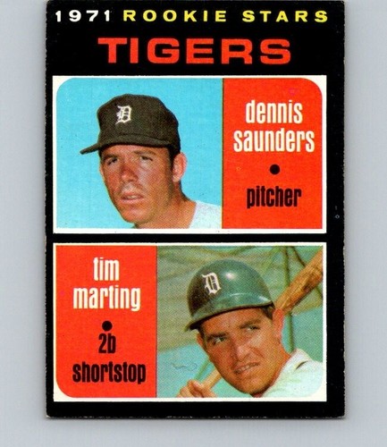 1971 Topps Tigers 1971 Rookie Stars #423 card