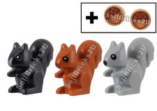 NEW LEGO Squirrel Animal City Park Zoo Black ...