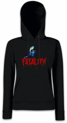 SUB-ZERO FATALITY Damen Hoodie Kapuzenpullover Mortal Scorpion MK Raiden Kombat