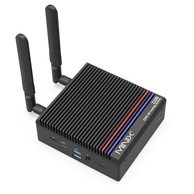 MINIX Z100 Fanless Mini PC - Intel 12th Gen, 16GB RAM, 512GB SSD, Win 11 Pro