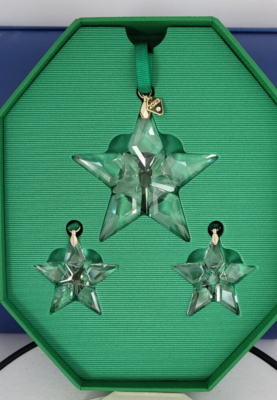 Swarovski Weihnachtsstern 2023 Klar 3er Set Christmas Ornament 5649776 OVP  NEU | eBay.de