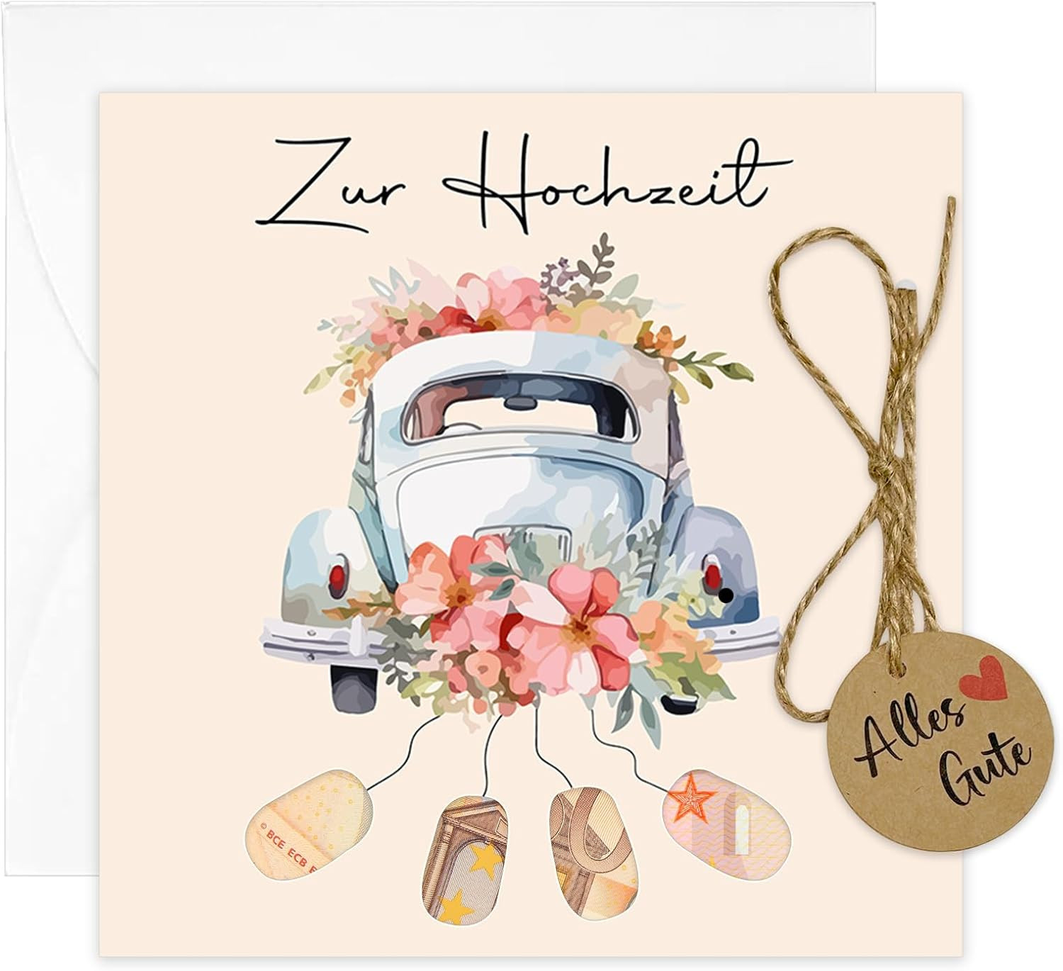 Geldgeschenk Hochzeit Verpackung mit Umschlägen, Coole Hochzeitsgeschenke für Br