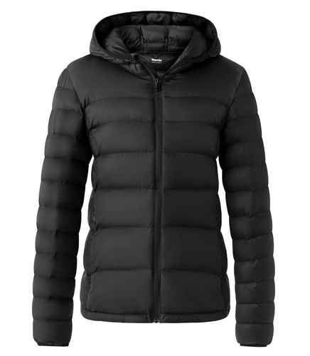 Wantdo Women's Packable Winter Jacket Lightweight Short Puffer Jacket Hooded - Picture 2 of 38