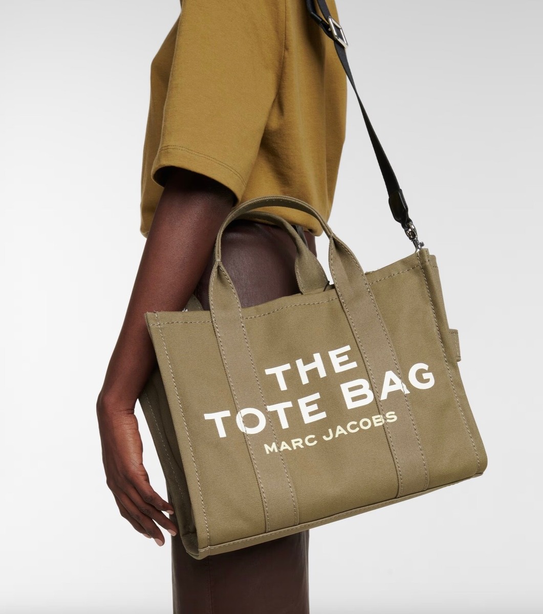 MARC JACOBS Medium Canvas Logo Tote in Slate Green -BNWT M0016161  £225 RRP