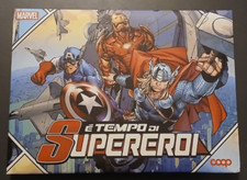 E TEMPO DI SUPEREROI - COMPLETO 160 CARD MARVEL  + POSTER GAME