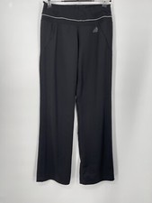 Adidas Womens Black Climalite Athletic Pants Athletic Trousers Size S