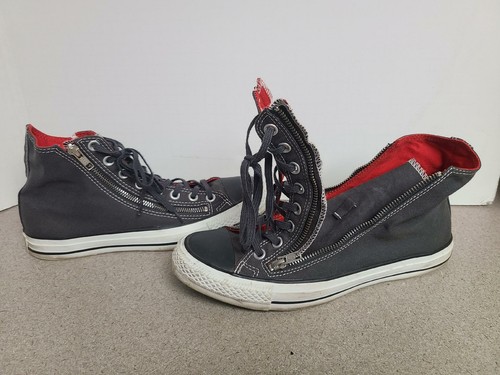 zipper high top converse