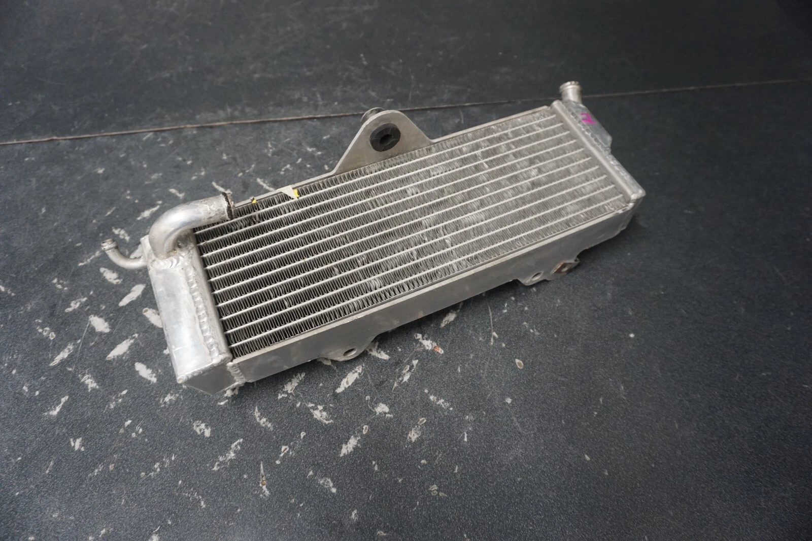 1985 CR500 Honda Motorcycle OEM Left Side Coolant Reservoir Radiator Ass'y