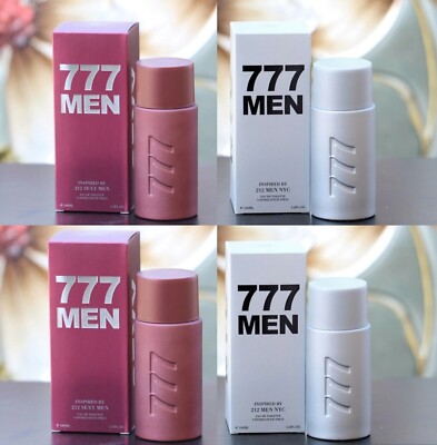 4PK 777 SEXY 777 NYC EAU DE PARFUM TOILETTE PERFUME OZ