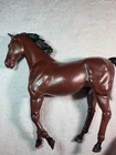 Louis Marx COMANCHE Johnny West Brown Horse Moveable Head Leg Joints 1966