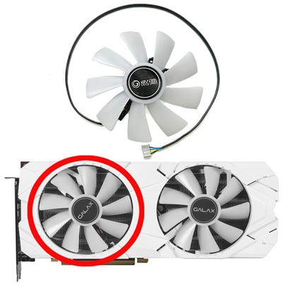 VGA Cooling Fan  for GALAX RTX2070 2080 2080 SUPER EX White V2 Graphics Card