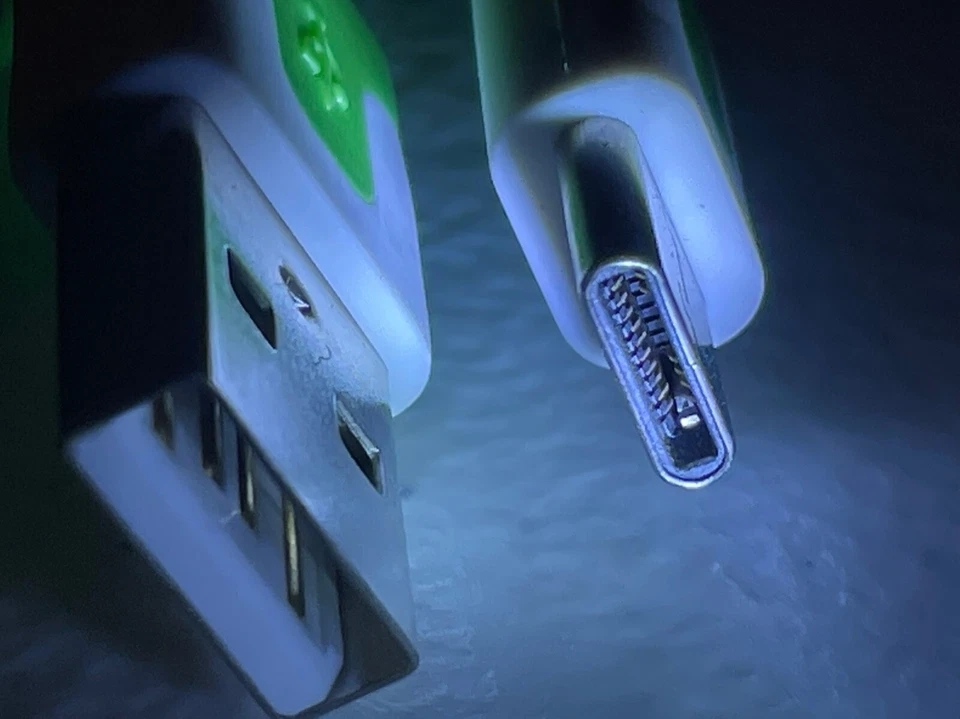 Нейлоновый плетеный кабель зарядного устройства для MICRO USB C типа Samsung LG HTC Nokia Google - Изображение 4 из 4